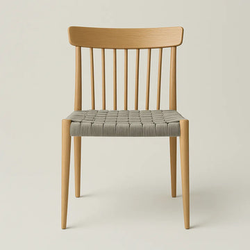 Woven Strap Dining Chair Simplicity Elevating Contemporary Dining Areas